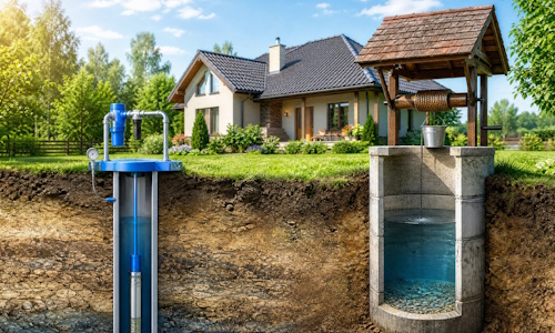 Автономное водоснабжение загородного дома Усть-Кут: скважина или колодец